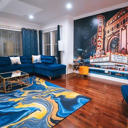 The Blue Golden Luxury Modern 3- Bedroom Apartment In Чикаго Екстериор снимка